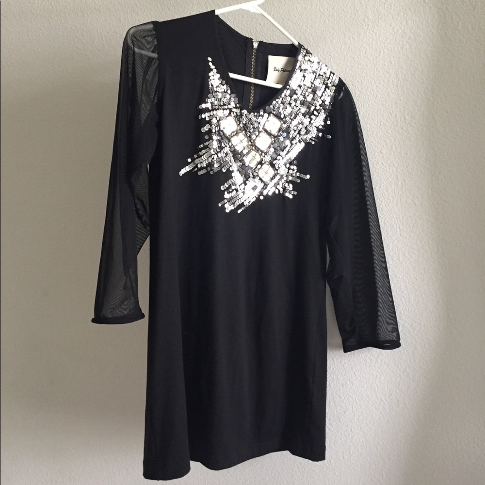 Body Policy black beaded dress